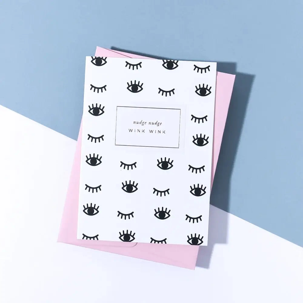 A L'aise Ltd, Nudge Nudge Wink Wink Card