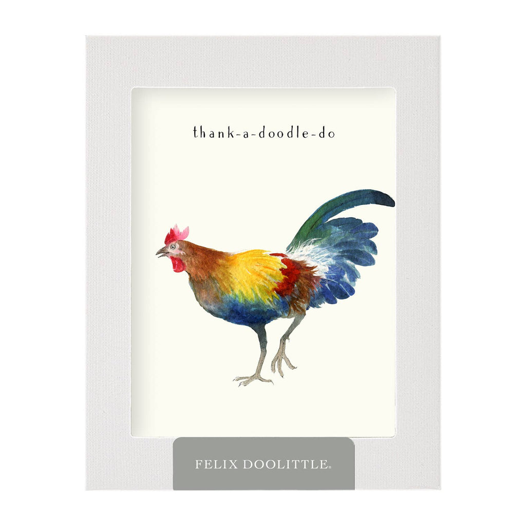 Felix Doolittle - Italian Rooster - Thank You Card
