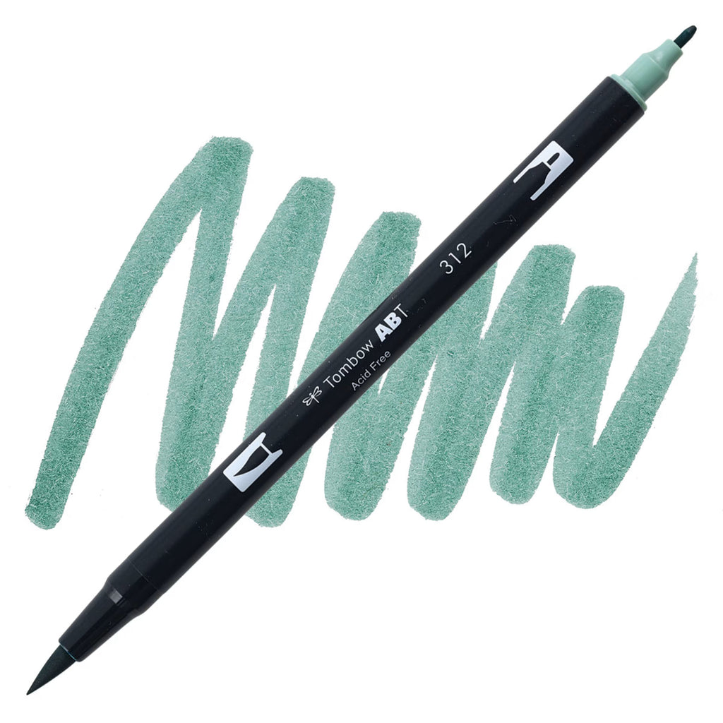 Tombow - Dual Brush Pen Art Markers - Holly Green