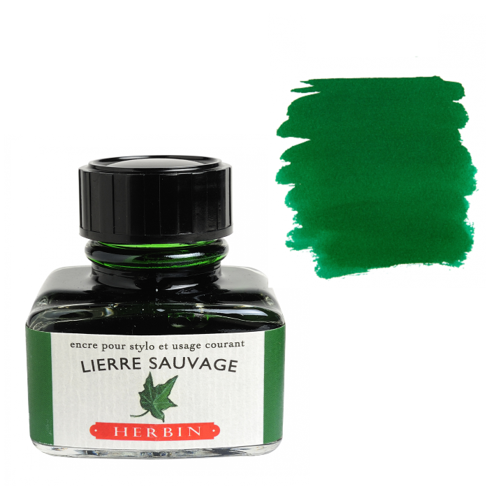 Herbin Fountain Pen Ink 30ml Bottle, Cacao du Bresil (Brazilian Cocoa)
