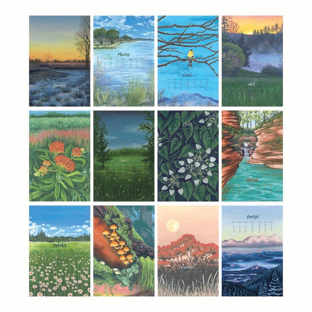 1canoe2 | One Canoe Two Paper Co. - 2027 XL Calendar - Natural World