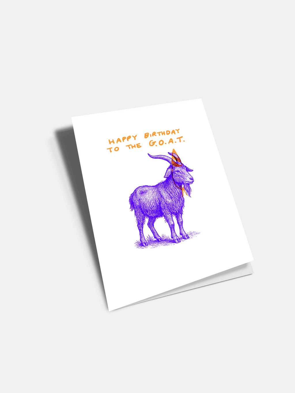 Nelson Line - Birthday Goat - 4.5 x 6.25" Birthday Card