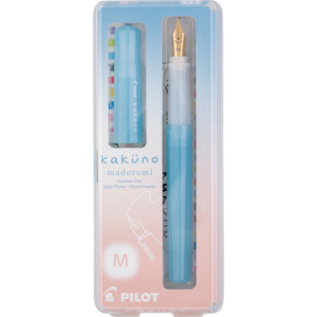 Pilot, Kakuno Fountain Pen, Madoromi Series, Light Blue, Medium