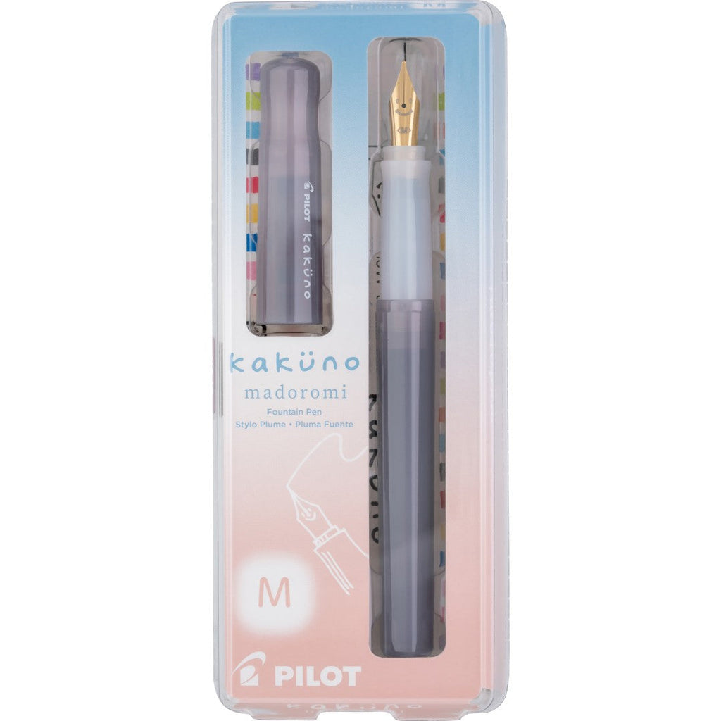 Pilot, Kakuno Fountain Pen, Madoromi Series, Grey, Medium