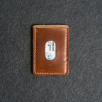 Ox & Pine - Two Pocket Wallet - Handmade Leather Wallet: Black