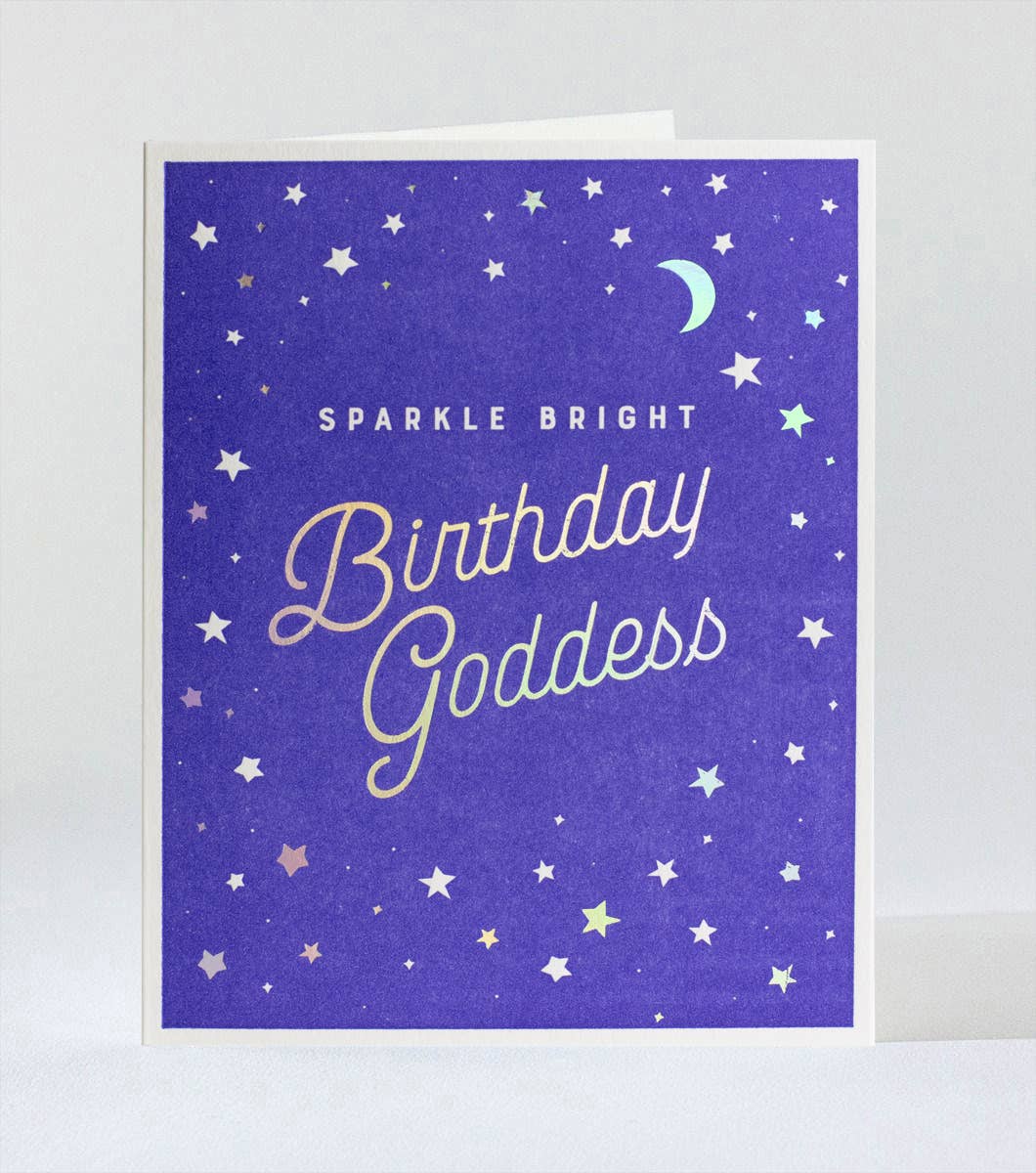 Elum Designs - Birthday, Sparkle Goddess - Greeting Card