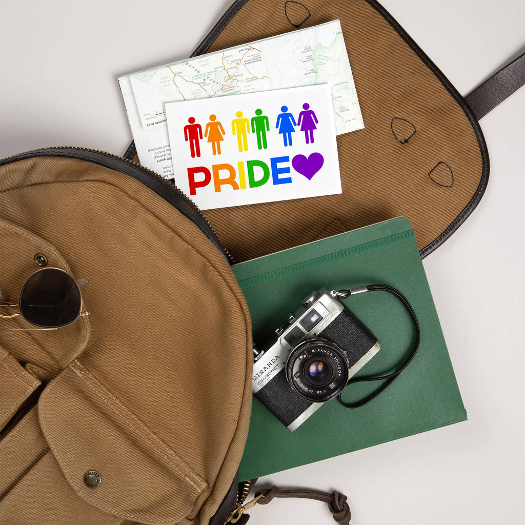Lantern Press - PREMIUM POSTCARDS Gay Pride, Couples, Pride Colours