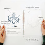 emily lex studio - Seaside watercolor workbook