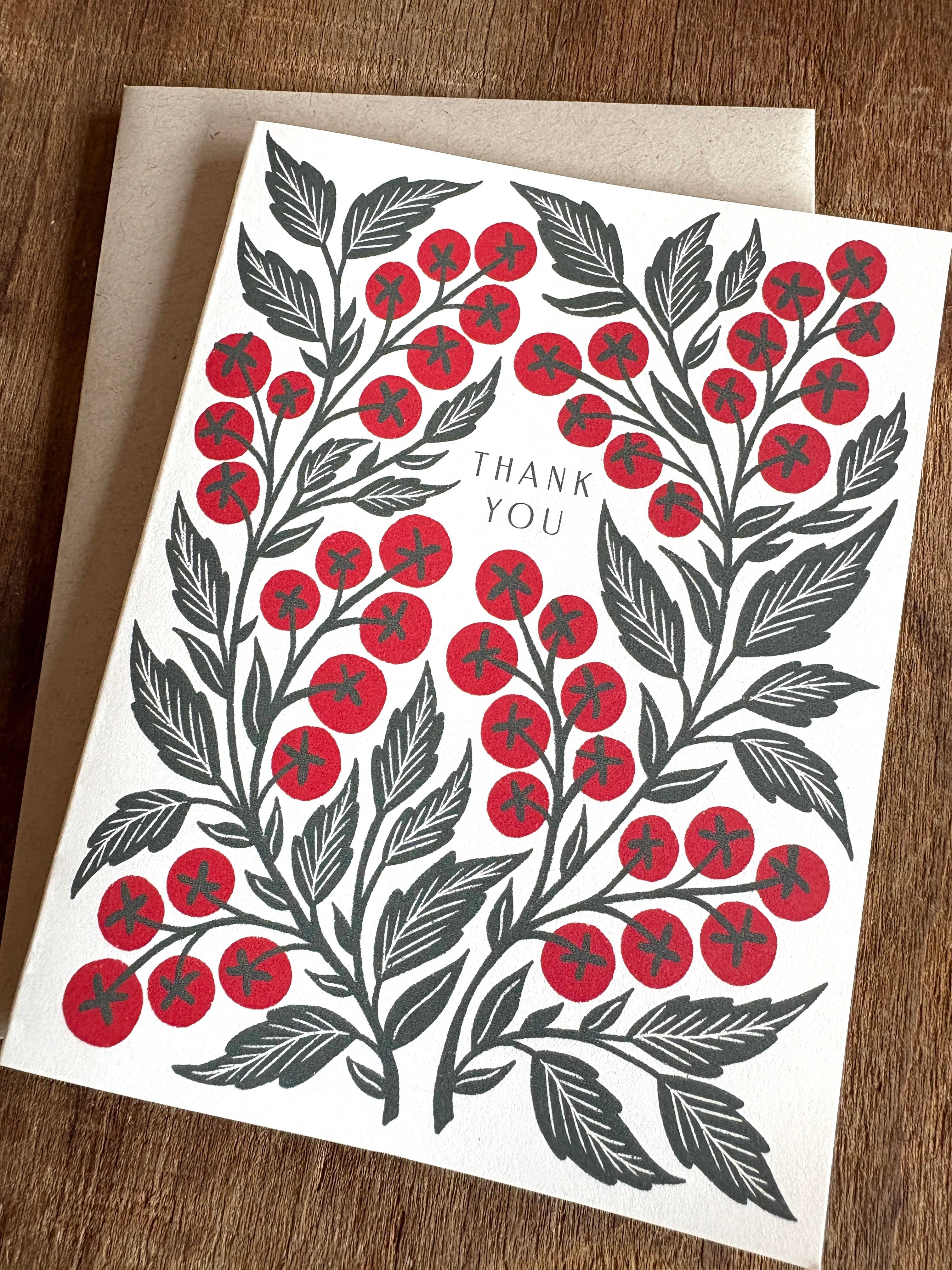 Katharine Watson - "Thank You," Greeting Card