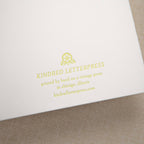 Kindred Letterpress - Flamingo Baby Card