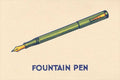 Found Image Press - Postcard of Fountain Pen