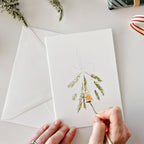 emily lex studio - Classic christmas paintable notecard