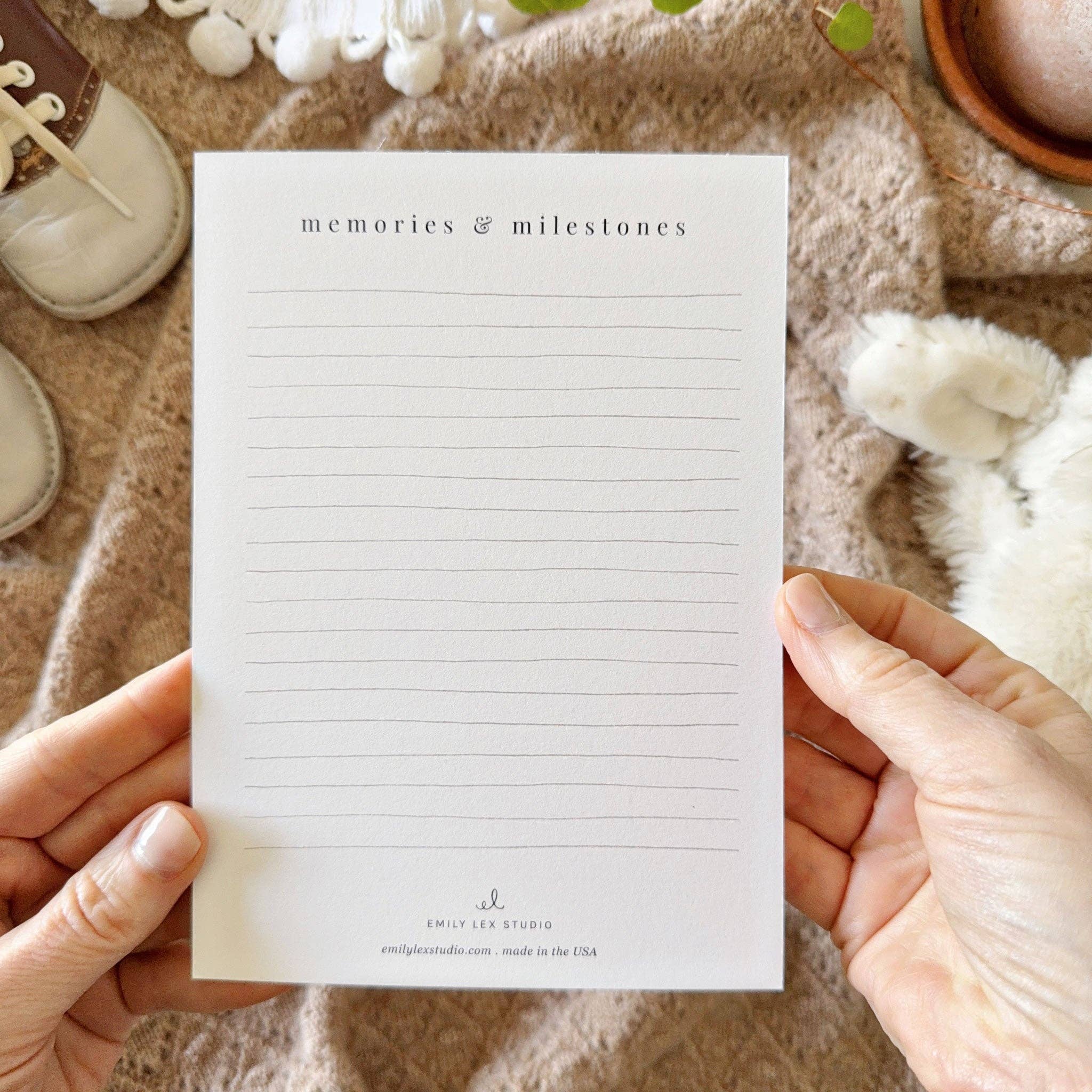 emily lex studio - Baby milestone cards