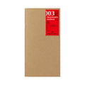 Traveler's Company, 003 Regular Size Refill Blank
