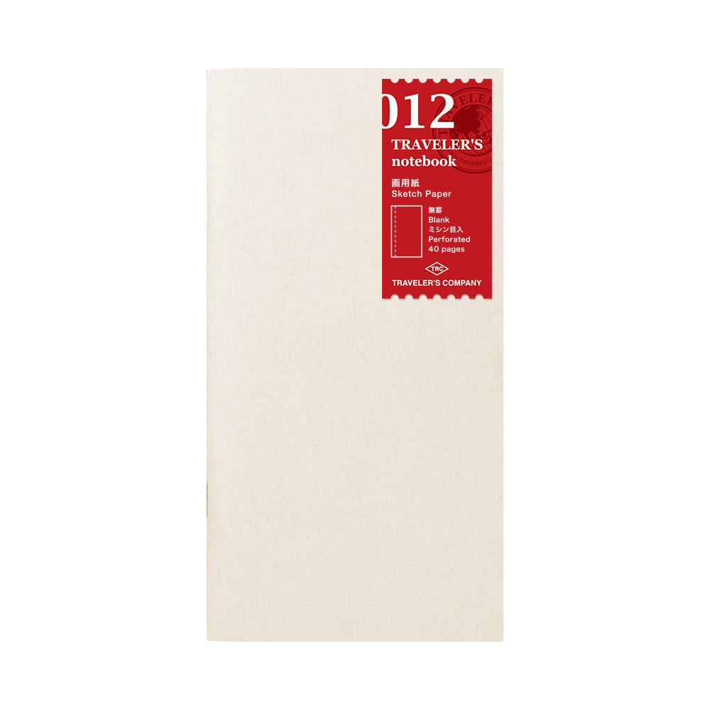 Traveler's Company, 012 Regular Size Refill Sketch Notebook
