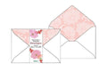 MIDORI, FLOWER LETTER ENVELOPE 164 SILK-PRINTING GERBERA