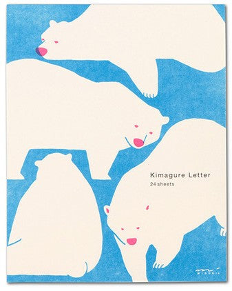 Midori Easy & Cozy Letter Pad - Kimagure Bear