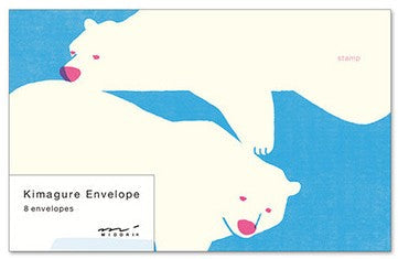 Midori Easy & Cozy Envelope - Kimagure Bear