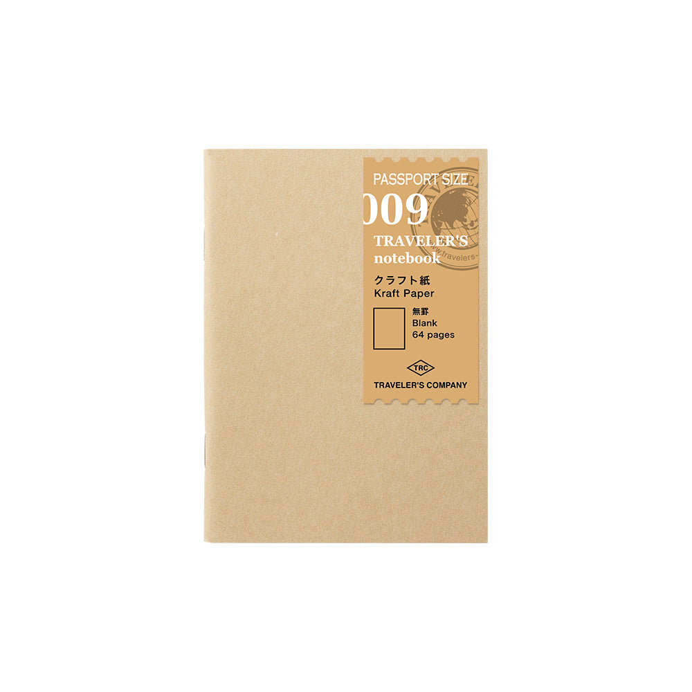 Traveler's Company - P09 Passport Size Refill Kraft Paper