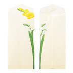 MIDORI, ENVELOPE 158 FOUR DESIGNS SPRING FLOWER WHITE