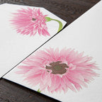 MIDORI, ENVELOPE 164 SILK-PRINTING GERBERA
