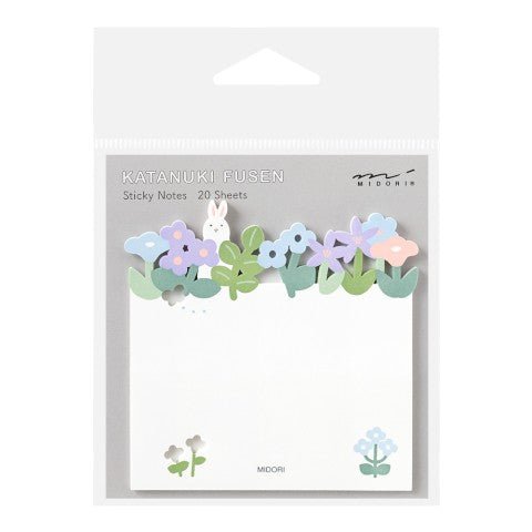 Midori Die-Cut Sticky Notes - Flower Garden