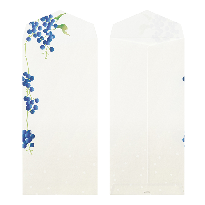 MIDORI Envelope 001 Four Designs Winter Fruit