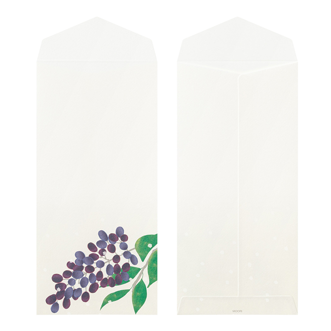 MIDORI Envelope 001 Four Designs Winter Fruit