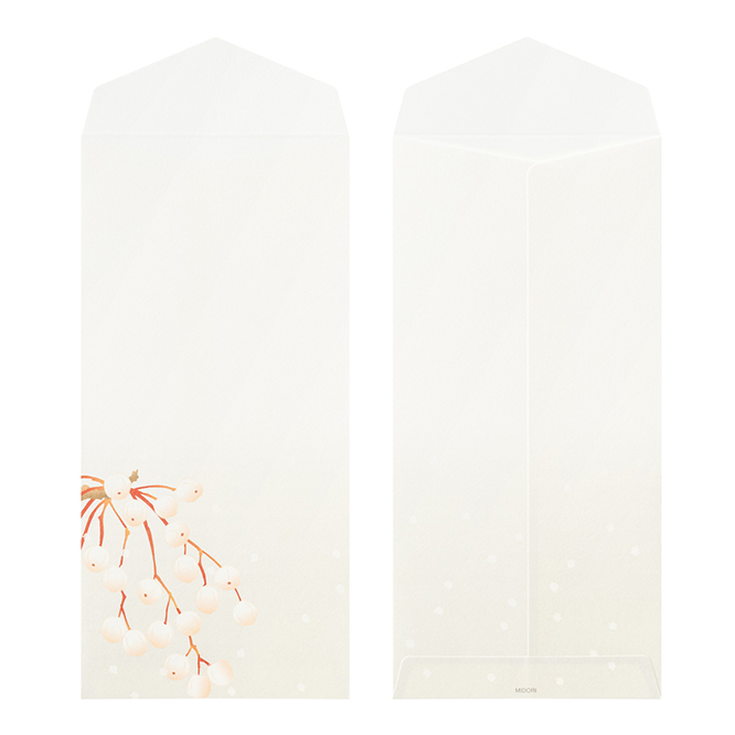 MIDORI Envelope 001 Four Designs Winter Fruit