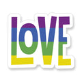 Apartment 2 Cards - Rainbow Love Vinyl Sticker