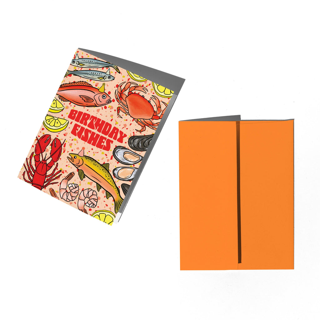 Boss Dotty Paper Co. - Seafood Birthday Card