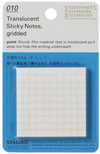 STALOGY Translucent Sticky Notes - Grid - 50 mm