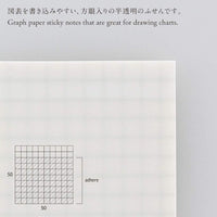 STALOGY Translucent Sticky Notes - Grid - 50 mm