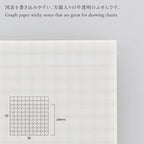 STALOGY Translucent Sticky Notes - Grid - 50 mm