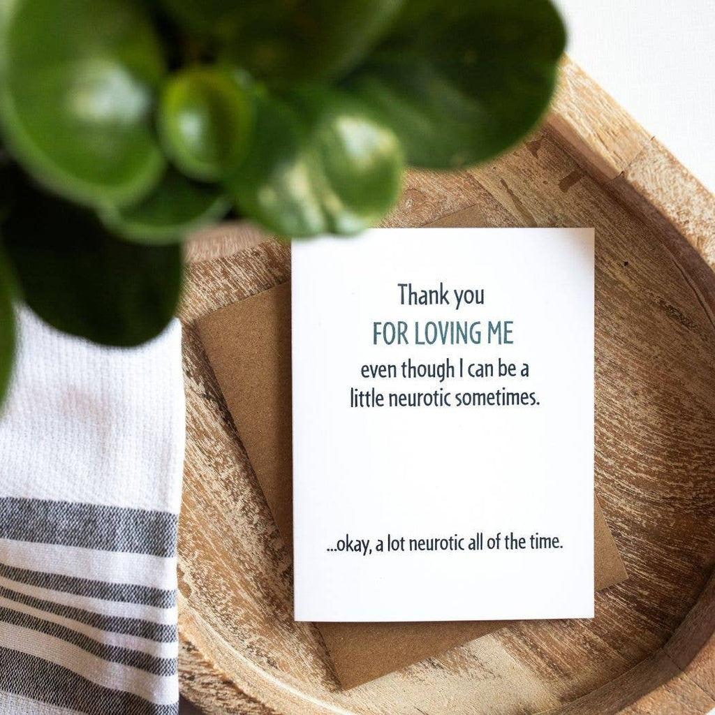 Modern Wit - Thank You For Loving Me, Anniversary Card