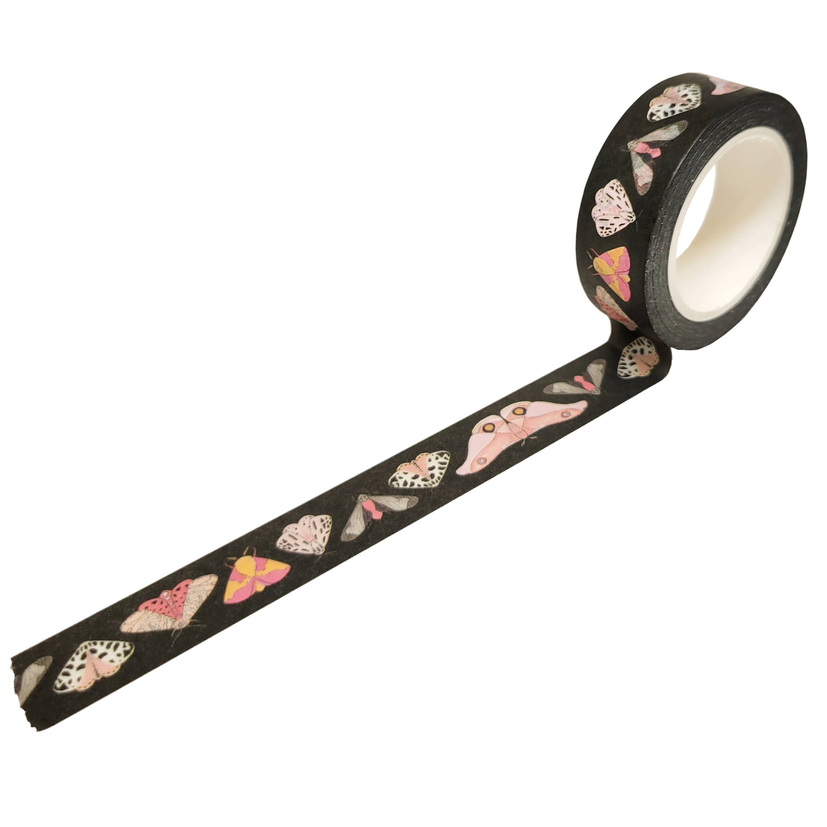 beve! - Moth Washi Tape in Pink and Green