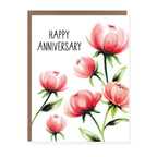 Morgan Swank Studio - Peonies Floral Anniversary Card
