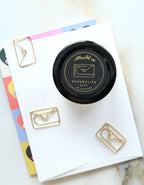 Idlewild Co. - Gold Plated Paper Clips (Jar of 25) | Love Letter
