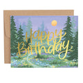 1canoe2 - Twilight Garden Birthday Greeting Card
