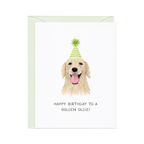 Amy Zhang - Golden Retriever Golden Oldie — Dog Lovers Birthday Card
