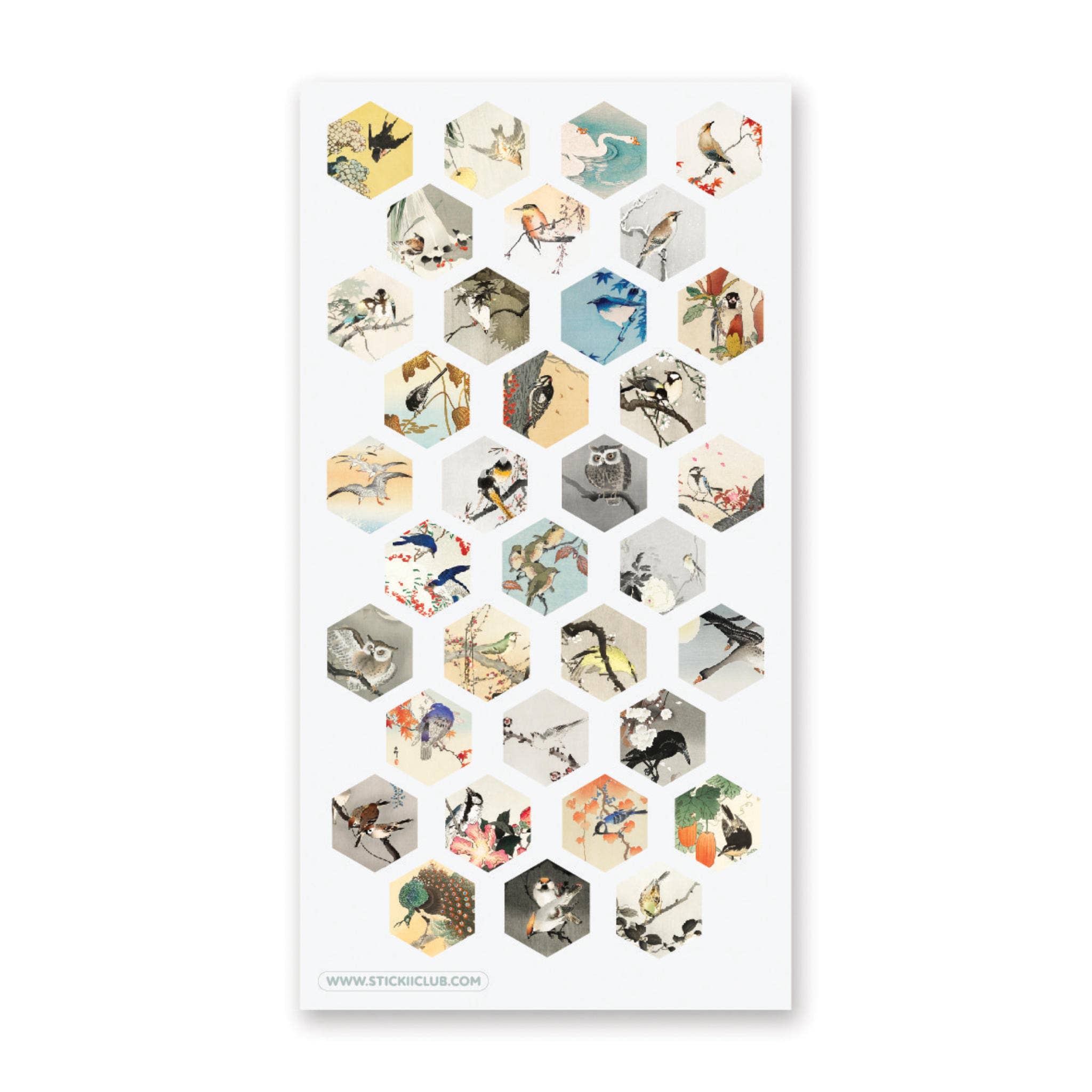 STICKII - Bird Print Beauties Sticker Sheet