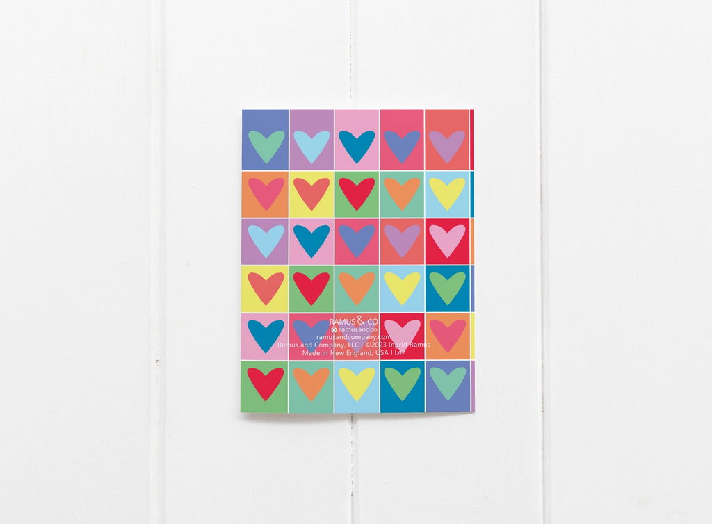 Ramus & Co. - Rainbow Hearts Greeting Card