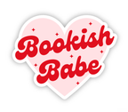 inviting affairs paperie - Stylish Bookish Babe Sticker – Ideal for Bookworms