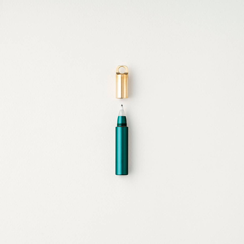 Tom's Studio - The Field Mouse – refillable travel pen: Brass