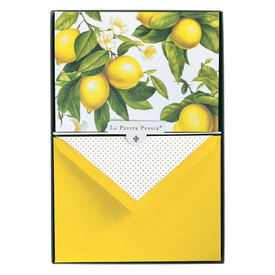 Graphique, La Petite Presse Citron Boxed Correspondence Notes