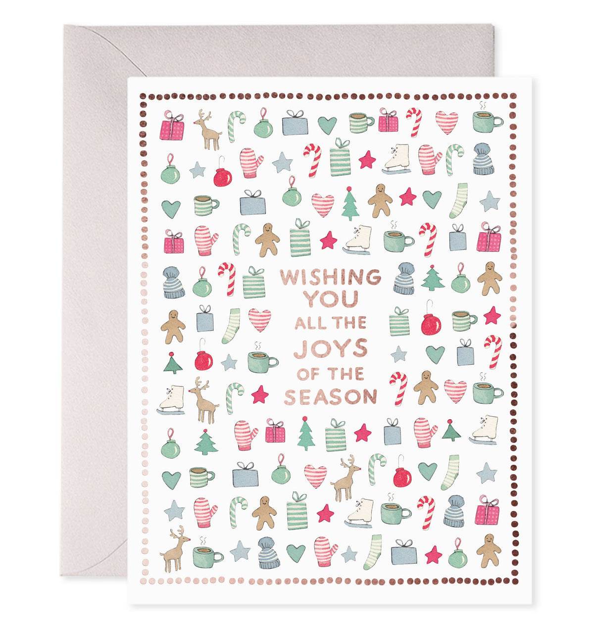 E. Frances Paper - Merry Motif Holiday Greeting Card