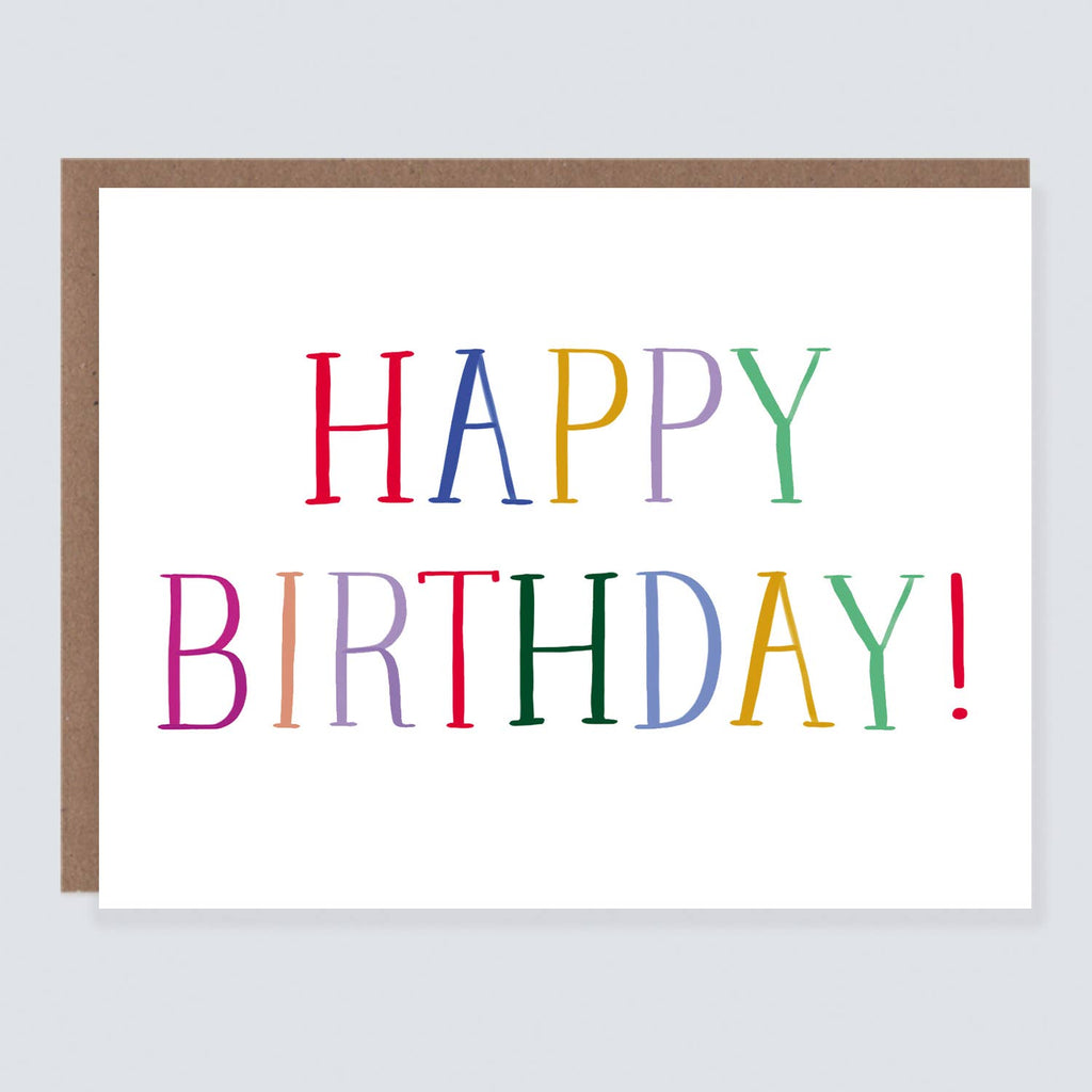 Morgan Swank Studio - Happy Birthday Multi Block Card