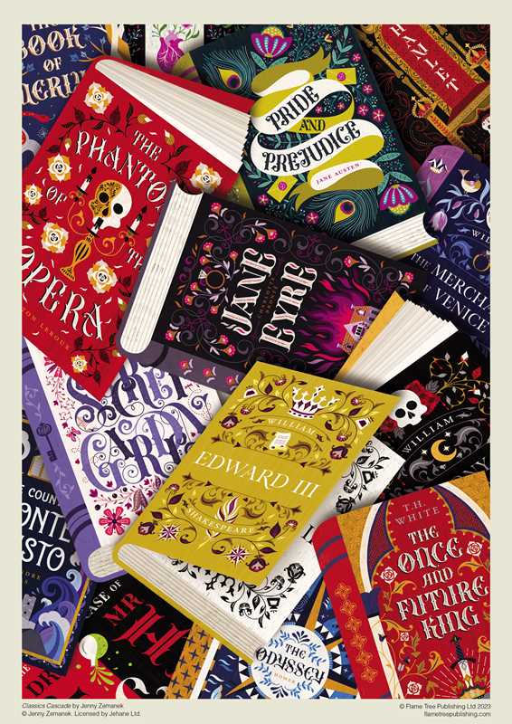 Simon & Schuster - Adult Jigsaw Puzzle: Jenny Zemanek: Classics Cascade