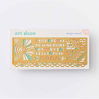 Another Studio - Art Deco Design, Art & Craft drawing Stencil in Brass Metal