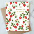 Abigail Jayne Design - Strawberry Birthday Greeting Card
